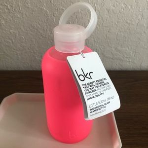 bkr Little Water Bottle in Rosy (16oz) NWT